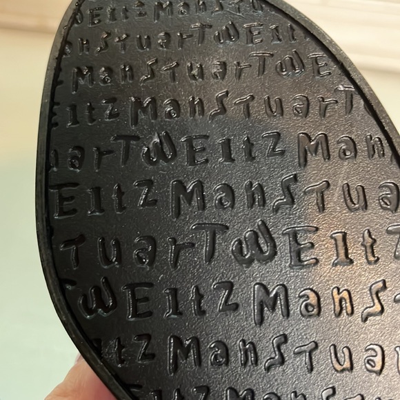 Stuart Weitzman tortoise wedge sandals - Picture 7 of 9